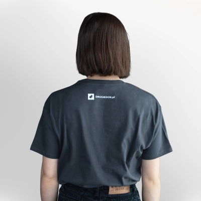 T-shirt SZARY - Drugi Krok (Unisex)